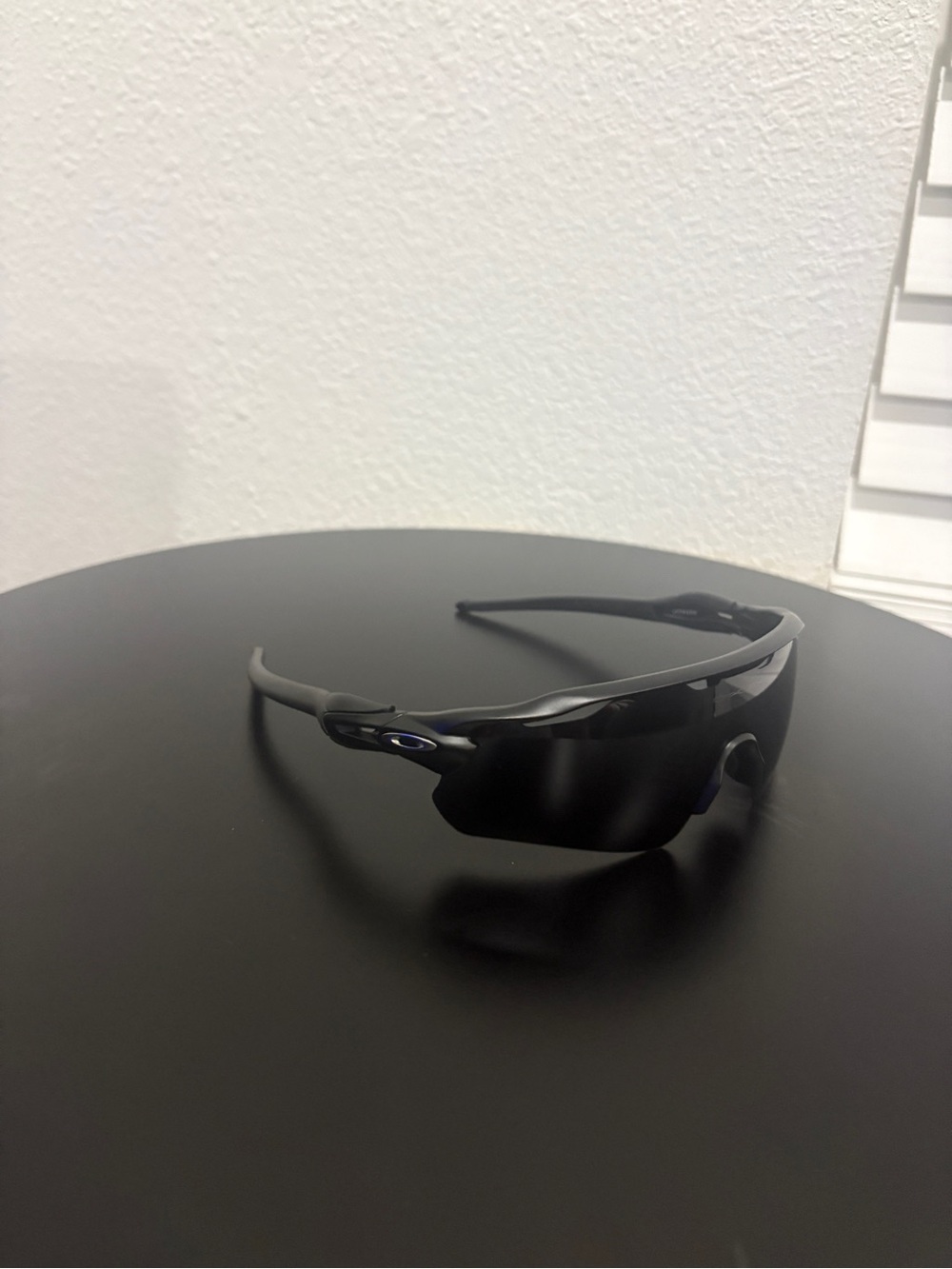 Oakley Black Wraparound Sport Sunglasses